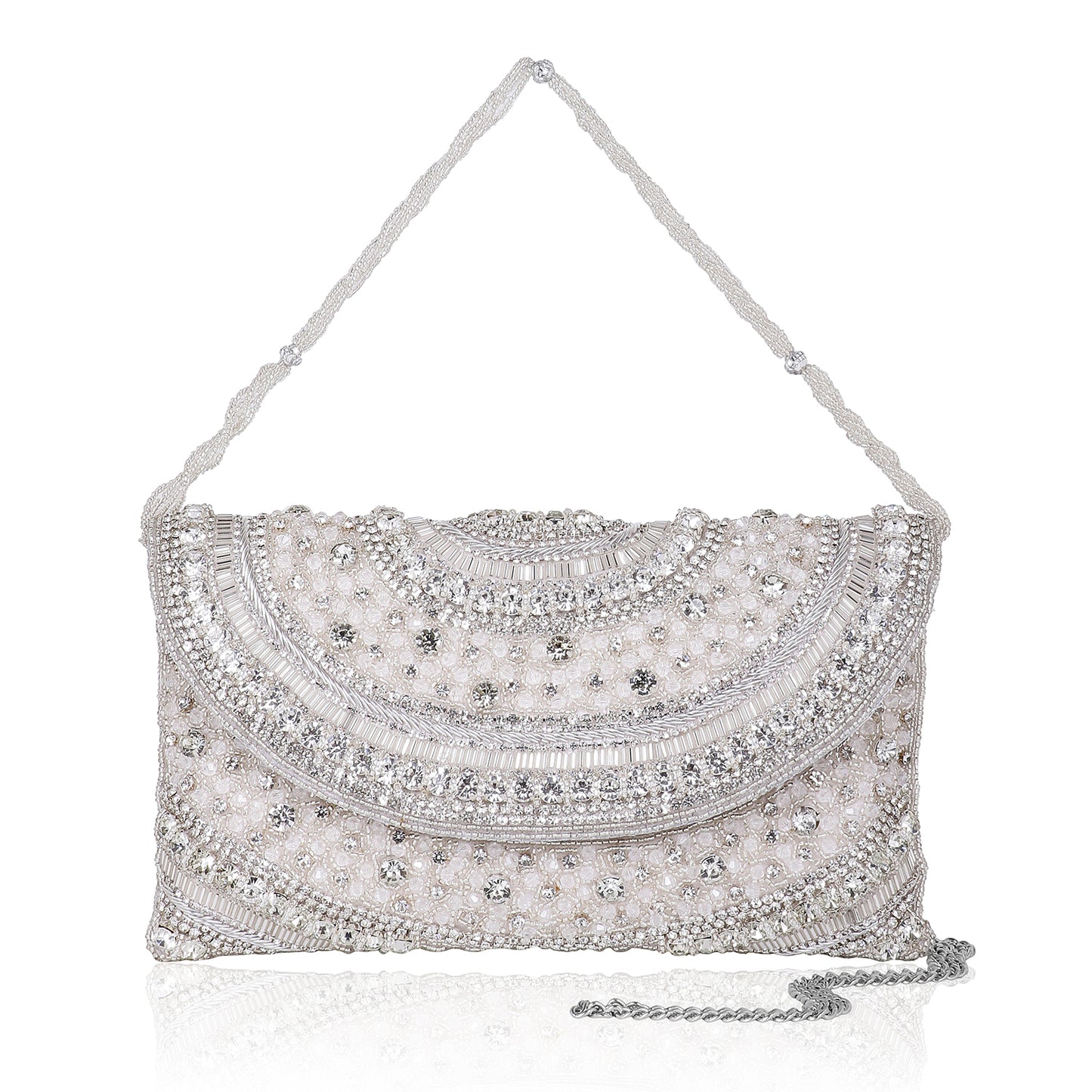 ORLINA – Premium Hand Embroidered Designer Clutch by QANISHA